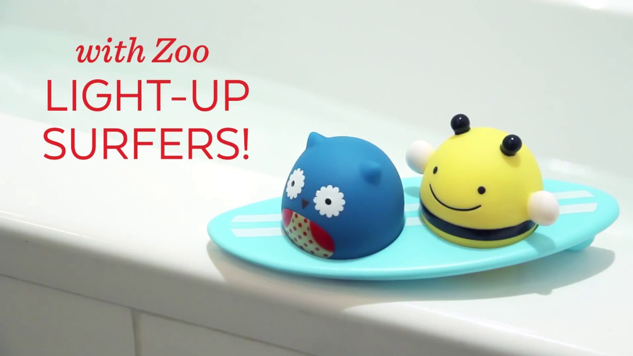 Skip Hop Badewannenspielzeug Zoo Lightup Surfers YouTube