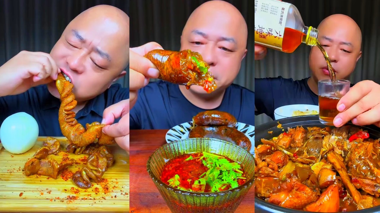 INSANE Spicy Chicken Feet & Gizzards Mukbang! 🔥🤯 Extreme Eating ASMR | Zhou Mukbang