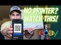 How to Ship on Ebay Without Printing a Label | Shipping without a Printer from Your Phone QR Code