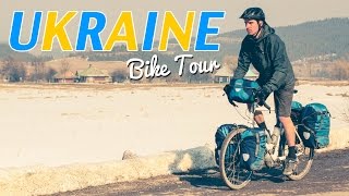 Bicycle Touring in UKRAINE - Free Bicycle Trainer Video