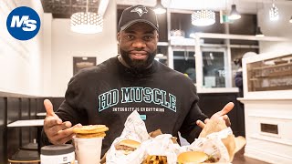 Beast Mode Burger & Fries | 2,560 Calorie Cheat Meal | Quinton 