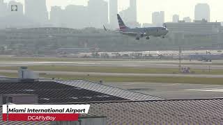LIVE Miami Airport Early Morning Arrivals & Departures Runway 26R/8L 26L/8R Live ATC