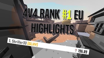 Krunker | 4v4 Rank #1 EU Ranked Highlights