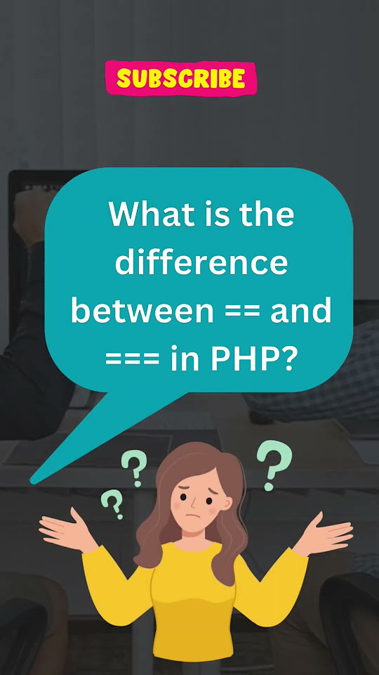 == vs === in php #php #interview #coding #question #jobinterview # ...