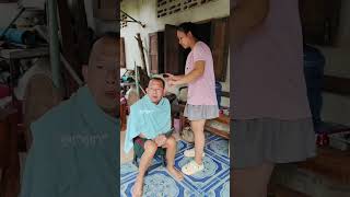 ตัดผมเพลินเลย #funny #comedy #ตลกฮาๆ