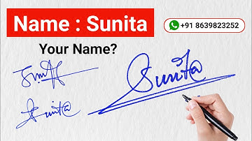 ✅S Signature Designs | S Signature Tutorial | Sunita Name Signatures | Sunita Signature Style | Sign