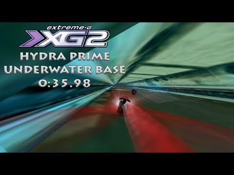 EXTREME-G2: Hydra Prime- Underwater Base (0:35.98 World Record!)