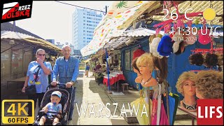 4k POLAND 🇵🇱 WARSAW 🚶🏽‍♂️ #WALK ~ 👙 BAZAR RÓŻYCKIEGO 👄 TARGOWISKO 🩰 PASAŻ WILEŃSKI 👠 ~ #PrzezPolskę