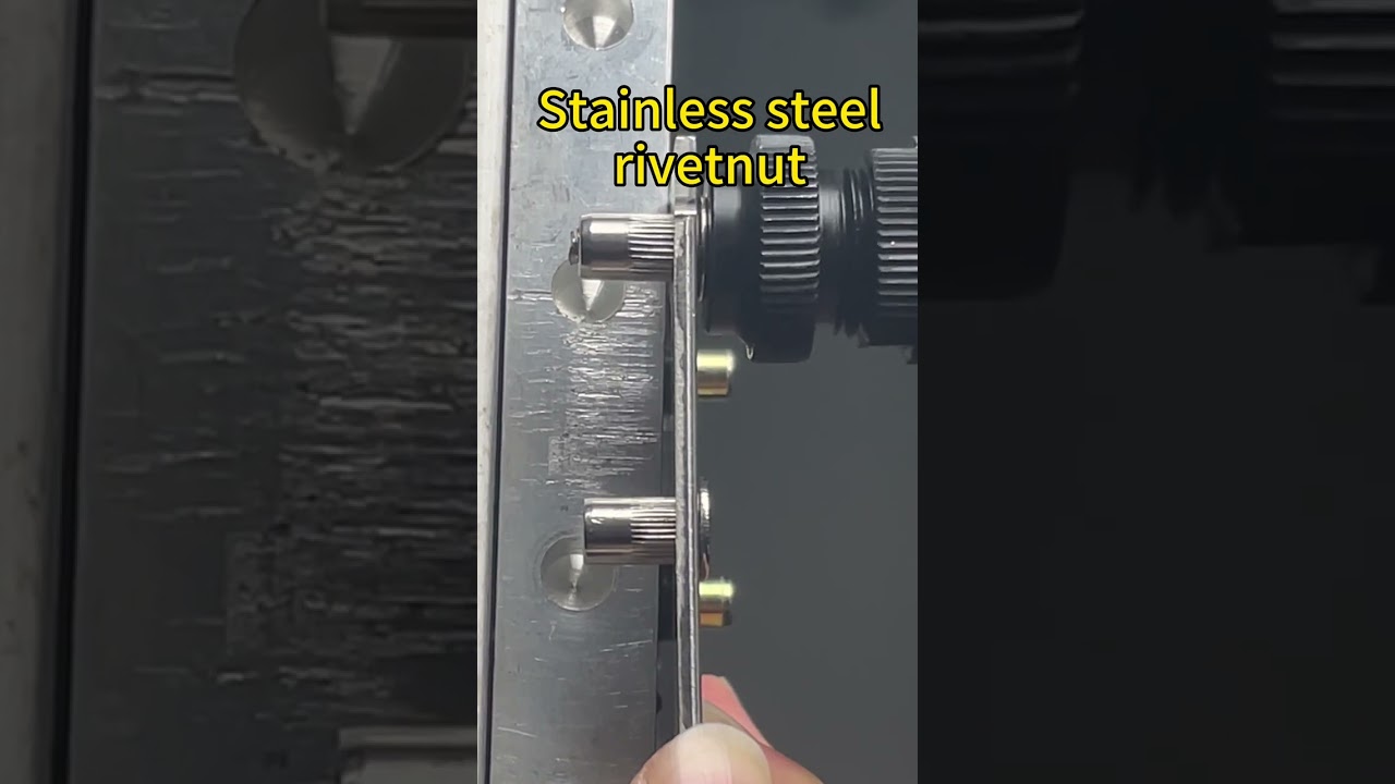 Stainless steel rivet nut, rust-proof, non-slip