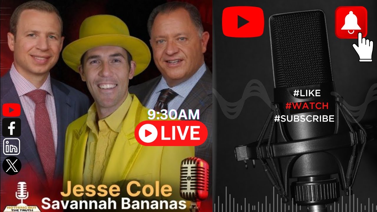 ⚾️ Baseball GM turned entrepreneur?! Jesse Cole | Owner of the Savannah Bananas Joins Us In-Studio