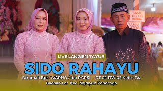 Live TAYUB GLEERRR SIDO RAHAYU Bpk. WARNO NGRAYUN || PT. YAPA SANDY MEDIA KONDANG TAYUB INDONESIA