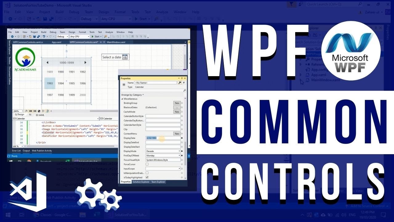 Les premiers contrôles :: Around C# and WPF