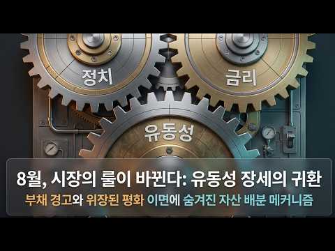 8월 주식시장 예측 (유동성 장세)