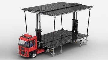 LEGO Technic Mobile Stage Trailer (Free Instructions)