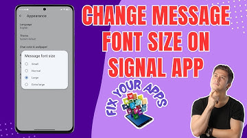 How to Change the Message Font Size on the Signal App