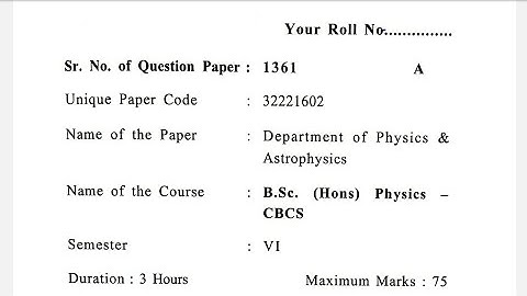 Statistical Mechanics Question Paper - 8 | Semester - 6 | B.Sc.(H) Physics | 2022, #delhiuniversity