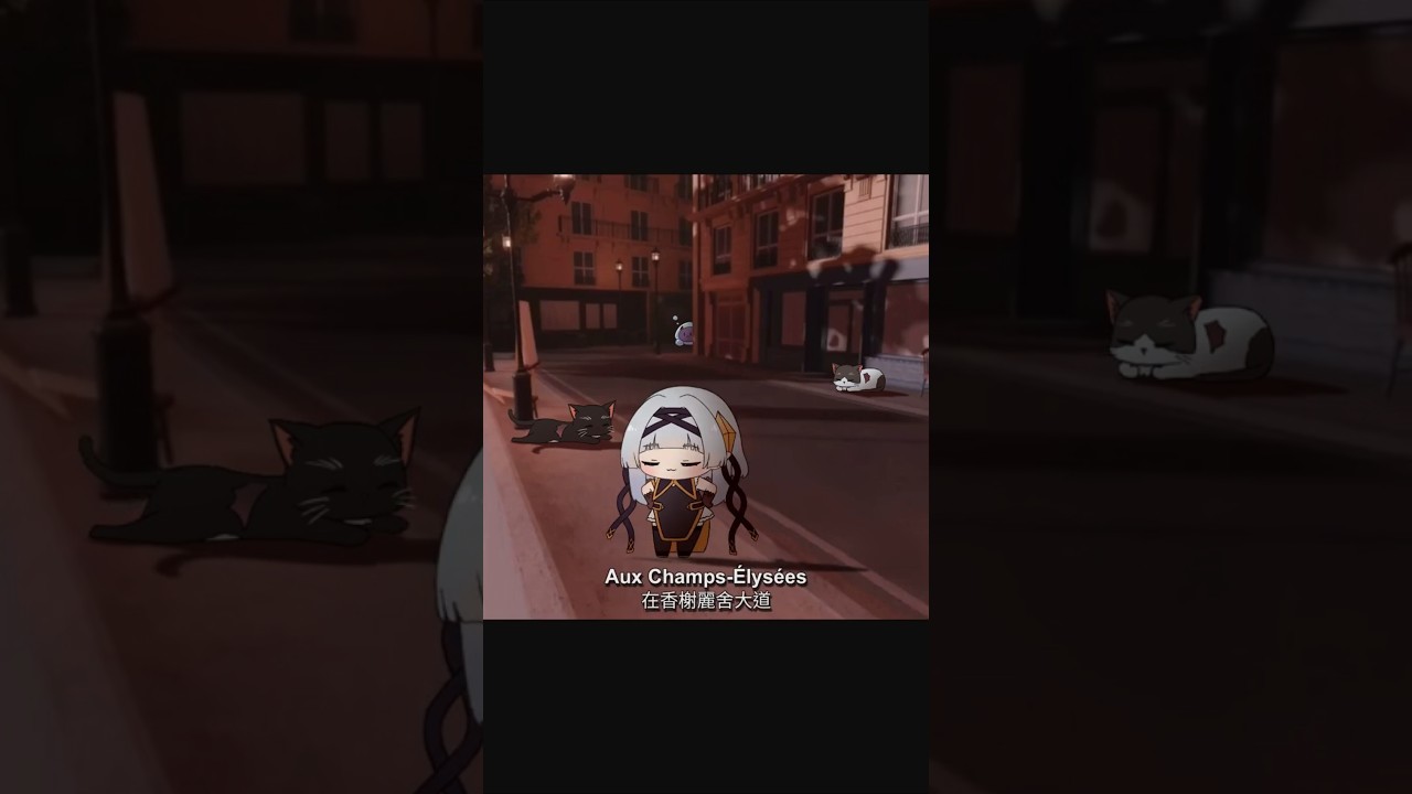 在香榭麗捨大道跳舞~ 🎵 ☾ #動畫 #animation #shorts #馬來西亞vtuber #MYVT | MYViki