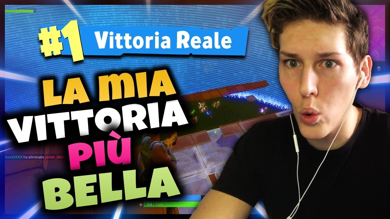 [LIVE] LA MIA VITTORIA REALE PIÙ BELLA su FORTNITE ITA | PC - YouTube