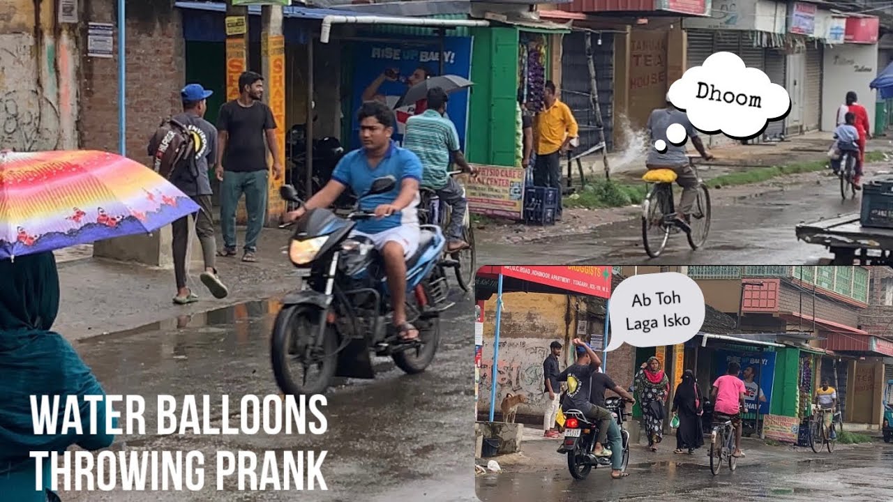 Water Balloons Prank Kolkata Prank Bura Naa Mano Prank Haii YouTube