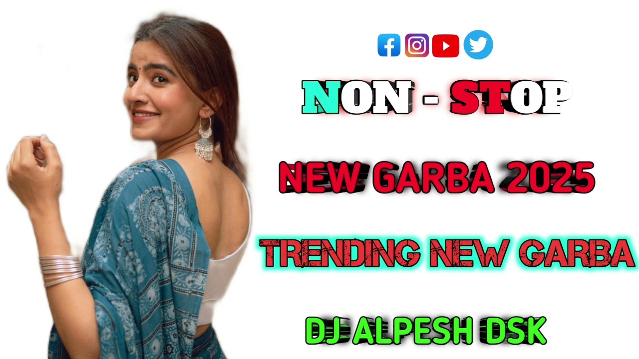NON & STOP  TRENDING NEW GARBA 2025 DJ ALPESH DSK 🥁💥