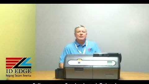 Loading Ribbons in the Zebra ZXP7 | New York ID Badges | New York Security Cards