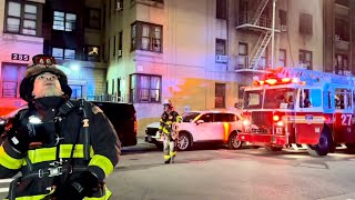 PRE ARRIVAL  FDNY Bronx 1075 Box 4767 Fire on the 5th Floor