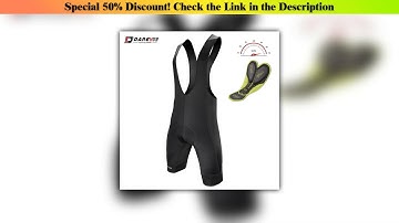 Top DAREVIE Cycling Bib Shorts 3D Gel Padded PRO Level 6H Ride Cycling Bretelle 7 CM Gripper Pro Te