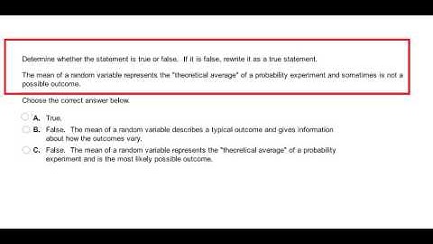 Determine whether the statement is true or false. If it is false, rewrite
