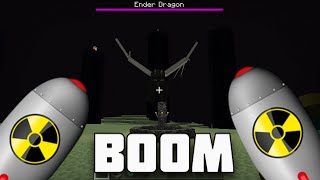 😱 NUCLEAR BOMB VS ENDER DRAGON IN MINECRAFT