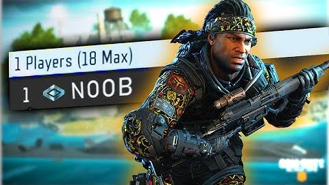 Pretending To Be A NOOB in BO4... 😂