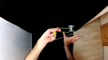 Left handed: Slack to houdini mount yoyo trick tutorial