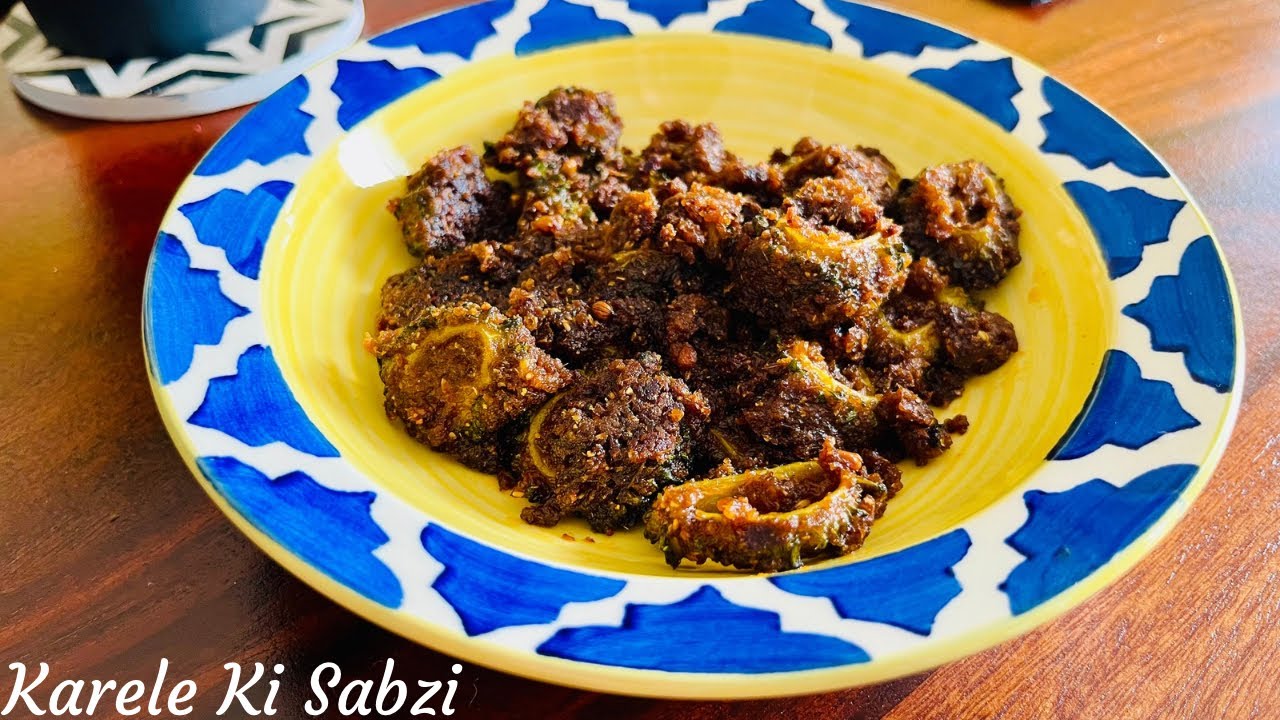 Karella Pyaz Karela Sabzi Recipe | Pyaz Karele Ki Sabzi | Karela Recipe | Bitter ...