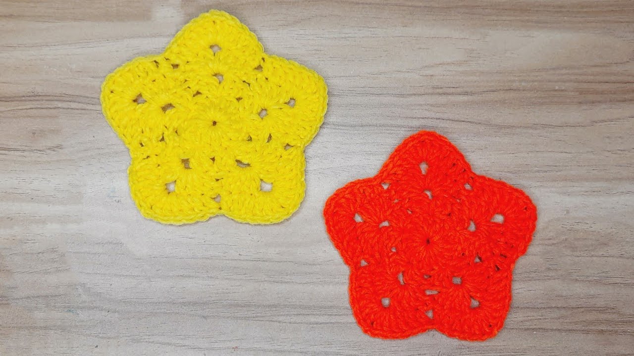 How to Crochet Star Coaster🙂 Very Easy Crochet Star Coaster🥰 Easy