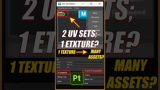 Why Pros Use 2 UV Sets in Maya 👀 #maya #gamedev #art #3dmodeling #substancepainter