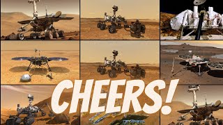Nine Touchdown Moments Nasa Mars Landings Compilation