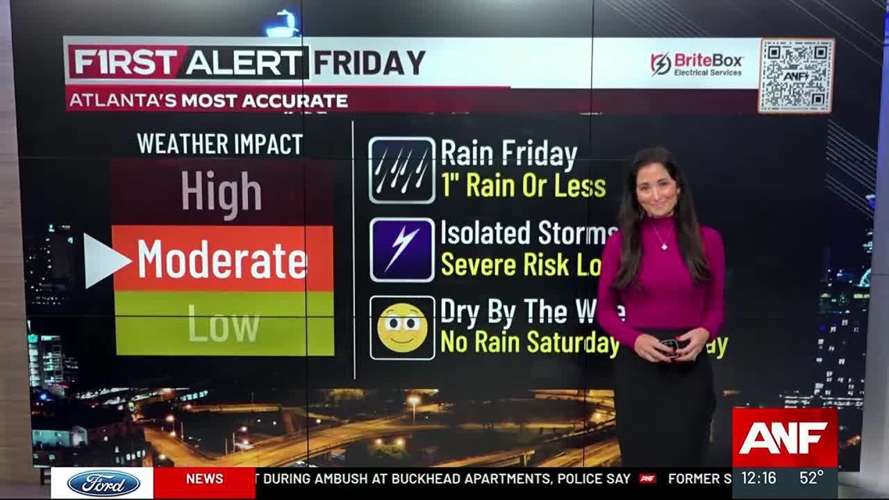 First Alert Forecast: Freezing tonight; Rain returns Friday - YouTube