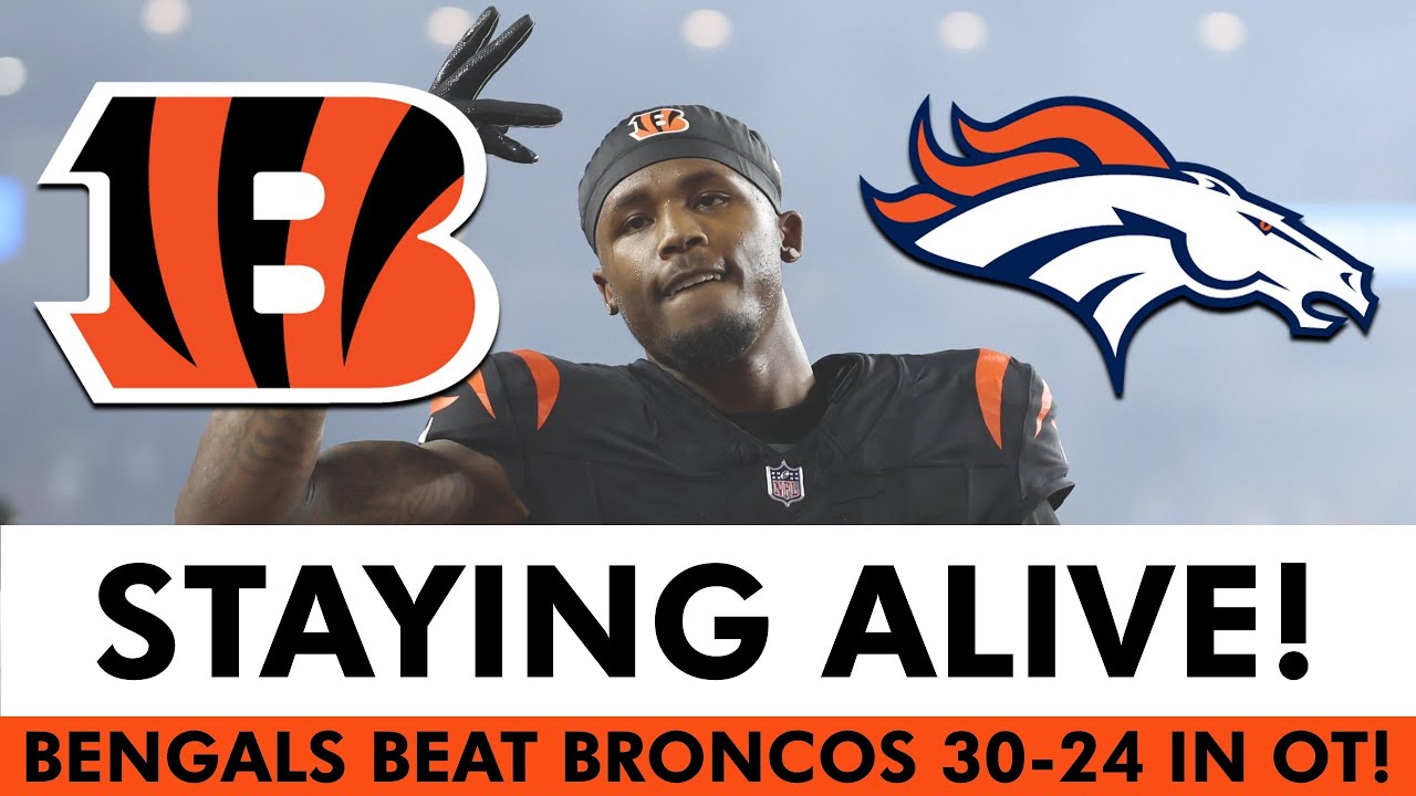 STILL ALIVE! Bengals Playoff Hopes Continue After 30-24 OT Win Over The ...
