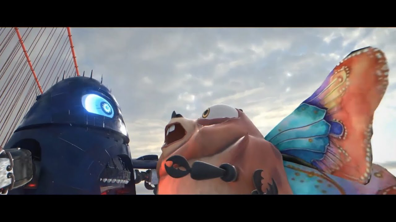 ALIEN PROBE VS INSECTOSAUR 3 MINUTE FIGHTING SCENE - YouTube