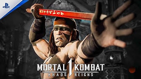 MK 1 - Conan All Intro Dialogues (4K 60fps).