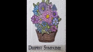 A handmade sympathy card # 1 @Aussiescrapper