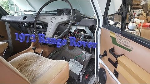 1972 Range Rover A-Suffix - Diana Part 2 Electric fan loom and wiring issues - Parental Warning