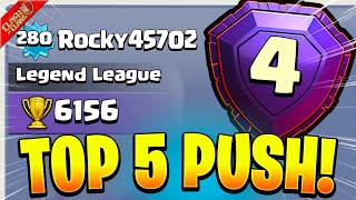 Pushing for TOP 5 IN THE WORLD! - Clash of Clans