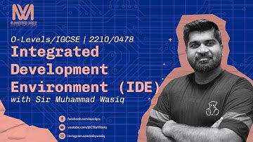 Integrated Development Environment (IDE) | Software | Paper1 | O Level | CS By Sir Wasiq