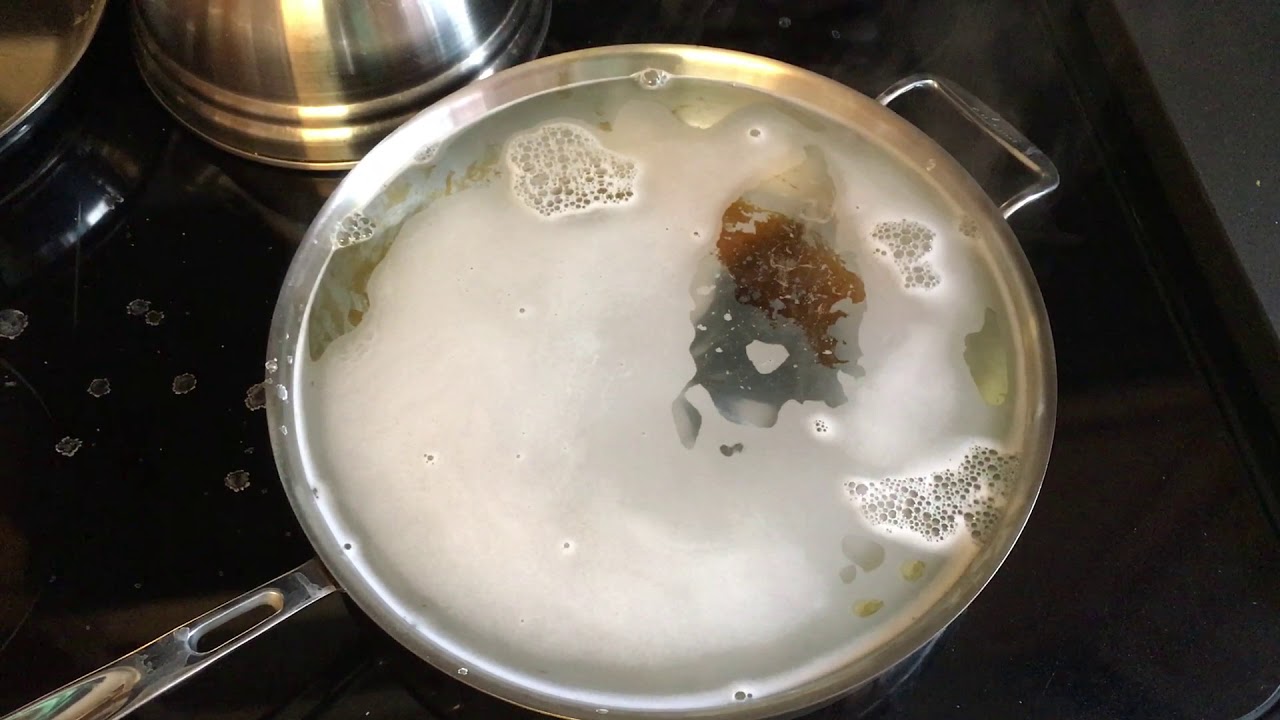 How To Get Cooked-On Oil Off Of Pans - YouTube