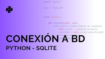 SQLite - Conexión con Python.