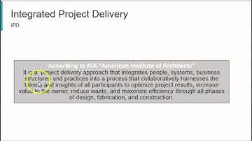 Integrate Project Delivery Method
