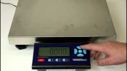 Industrial Platform Scale - Instructional Video