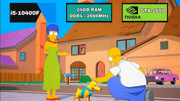GTX 1650 + i5 10400F - Fortnite Simpsons - 1080p / All Settings ,Fps Test.