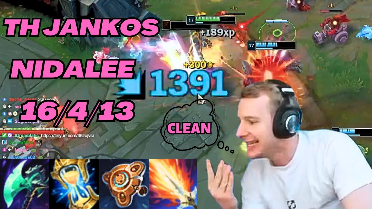TH JANKOS PLAYS NIDALEE VS KAYN JUNGLE |EUW CHALLENGER PATCH 13.9| [Full Gameplay]