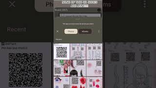 TUR ON HOW TO IMPORT A QR CODE IN IBIS PAINT X NONE OF THESE QR CODES IN THIS VID ARE MINE!!! #art